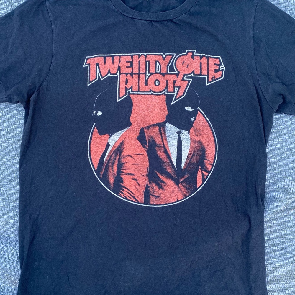 Black Twenty One Pilots Graphic T-Shirt